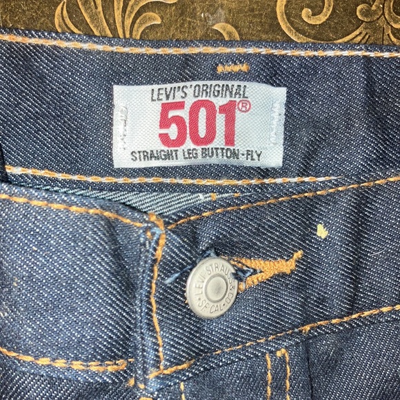Sale is original 501 straight leg button fly mens jeans - Picture 5 of 5